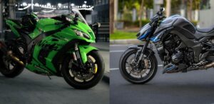 Naked vs full fairing motorbikes