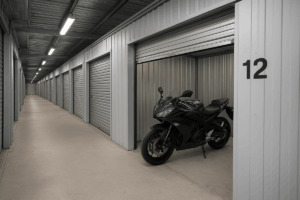 motorcycle storage units