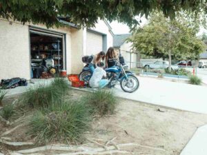 motorcycle home shed