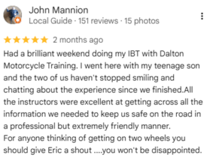 Dalton Motorcycle Training