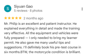 Revolutional IBT Motorcycle Training