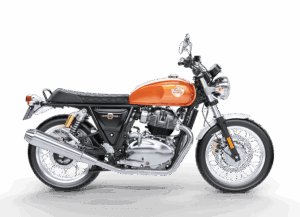 Royal Enfield Interceptor 650 orange