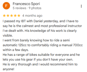 Comfort Automatic & Manual Motorcycle Training