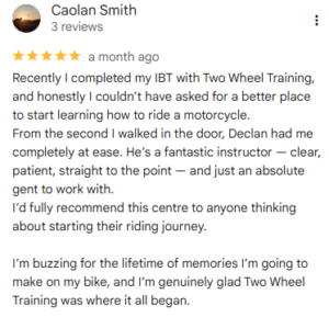 Two Wheel Training - Curraheen, Cork