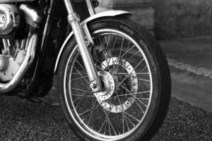 Motorcycle wheel air
